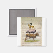 NOB10-Hof-Stand A1.tif Magnet (Vorderseite/Rückseite)