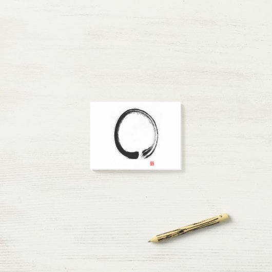 NOB55 Zen 1.tif Post-it Klebezettel (Auf Schreibtisch)