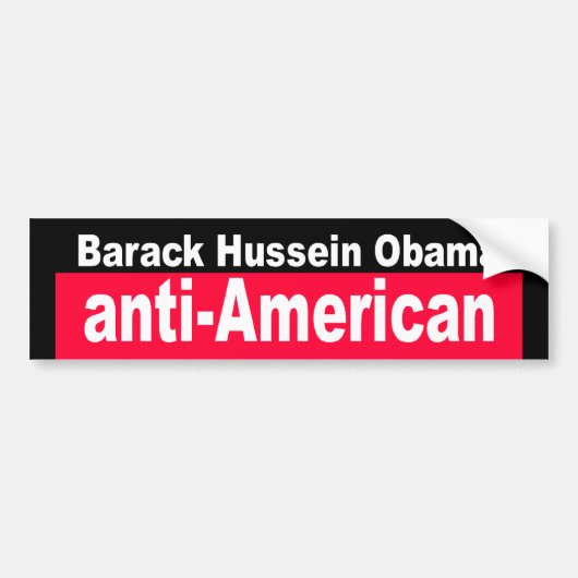 nobama_0124 autoaufkleber (Vorne)