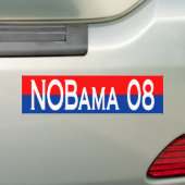 NoBama 08 Autoaufkleber (Auf Auto)