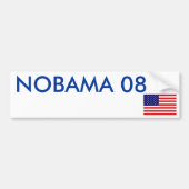 NOBAMA 08 AUTOAUFKLEBER (Vorne)