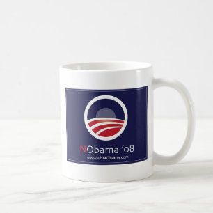 NObama 08 Kaffee-Tasse 2 mit Seiten versehen Kaffeetasse