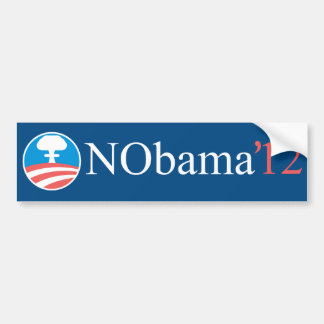 NObama 12 Autoaufkleber