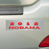 Nobama 2012 autoaufkleber (Auf Auto)