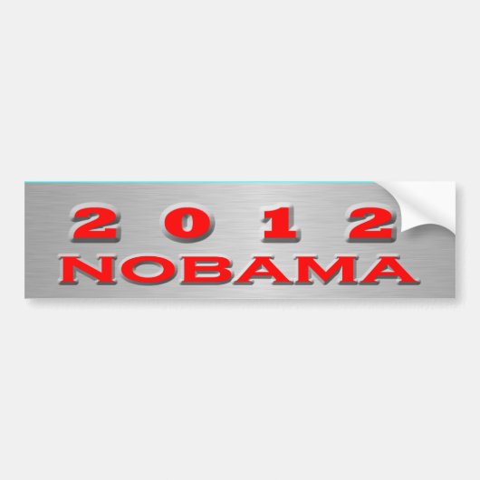 Nobama 2012 autoaufkleber (Vorne)