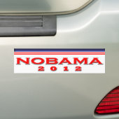Nobama 2012 autoaufkleber (Auf Auto)