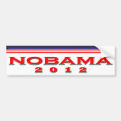 Nobama 2012 autoaufkleber (Vorne)