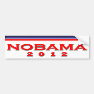 Nobama 2012 autoaufkleber