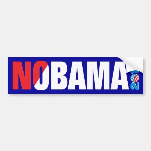 NOBAMA 2012 AUTOAUFKLEBER (Vorne)