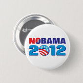 NOBAMA 2012 BUTTON (Vorne & Hinten)