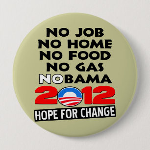 NoBAMA 2012 Button