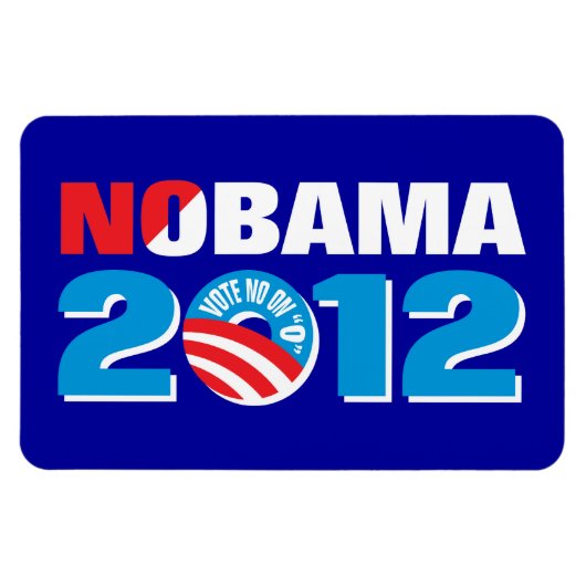NOBAMA 2012 MAGNET (Horizontal)
