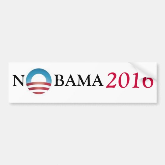 NOBAMA 2016 AUTOAUFKLEBER (Vorne)