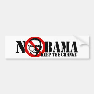 Nobama Anti-obama Autoaufkleber