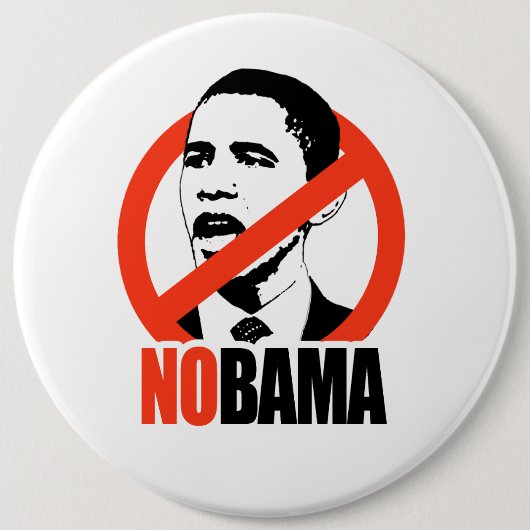 NOBAMA/ANTI-OBAMA T - SHIRT BUTTON (Vorderseite)