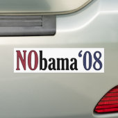 NObama Autoaufkleber (Auf Auto)