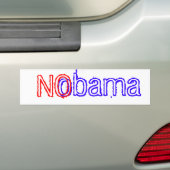 NObama Autoaufkleber (Auf Auto)