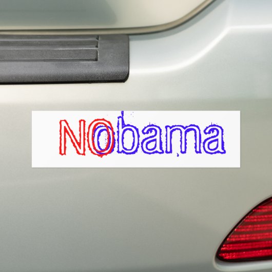 NObama Autoaufkleber (Auf Auto)