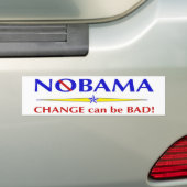 NObama Autoaufkleber (Auf Auto)