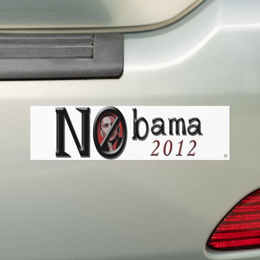 Nobama Autoaufkleber 2012 (Auf Auto)