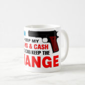 Nobama - behalten Sie die Änderung! Kaffeetasse (VorderseiteRechts)