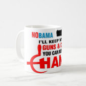 Nobama - behalten Sie die Änderung! Kaffeetasse (Vorderseite Links)