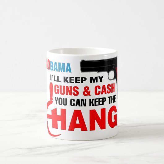 Nobama - behalten Sie die Änderung! Kaffeetasse (Mittel)