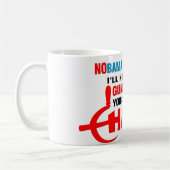Nobama - behalten Sie die Änderung! Kaffeetasse (Links)