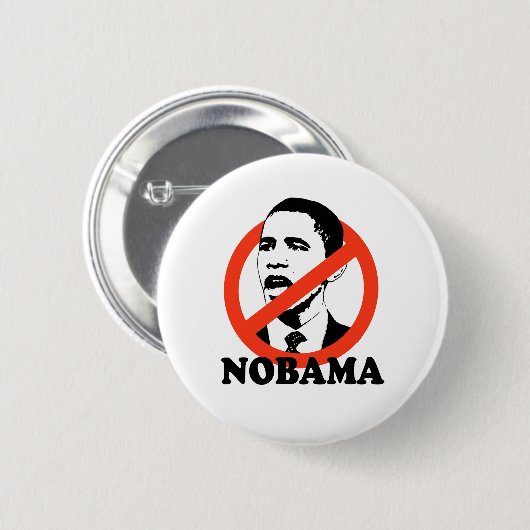NOBAMA BUTTON (Vorne & Hinten)