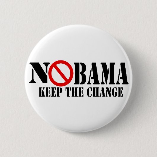 Nobama Button (Vorderseite)