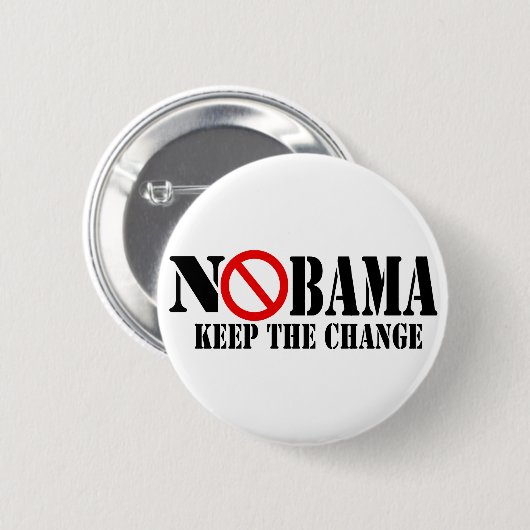 Nobama Button (Vorne & Hinten)