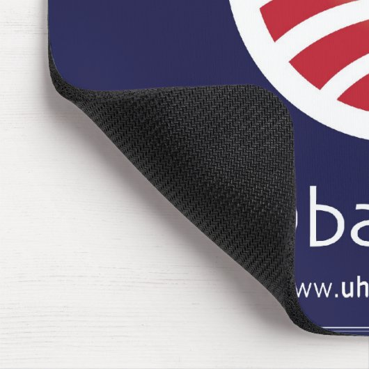 NObama für Mausunterlage Präsidenten-08 Wahl Mousepad (Ecke)