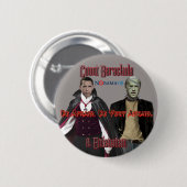 Nobama Halloween-Barackula u. Biden Knopf Button (Vorne & Hinten)
