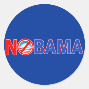 Nobama Hüte, Tassen, Hoodies, T-Shirts Runder Aufkleber
