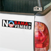 Nobama im November Autoaufkleber (Auf Lkw)