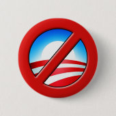 NOBAMA kein Obama Anti-Obama Button (Vorderseite)