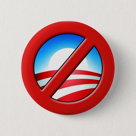 NOBAMA kein Obama Anti-Obama Button (Vorderseite)