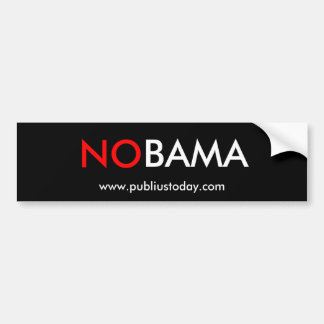 NOBAMA - (KEIN Obama) Autoaufkleber