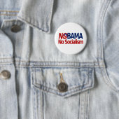 NOBAMA kein Sozialismus Button (Beispiel)