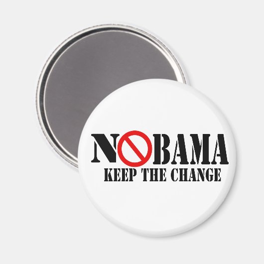 Nobama Magnet (Vorderseite/Rückseite)