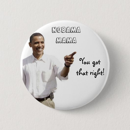 Nobama Mutter Button (Vorderseite)