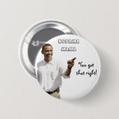Nobama Mutter Button (Vorne & Hinten)