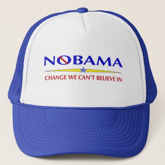 Nobama Obama Truckerkappe (Vorderseite)