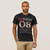 NOBAMA oder KEIN OBAMA '08 T-Shirt (Vorne ganz)