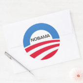 NOBAMA RUNDER AUFKLEBER (Umschlag)