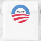 NOBAMA RUNDER AUFKLEBER (Tasche)