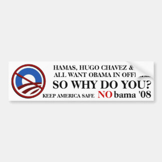 NObama Terroristen Autoaufkleber