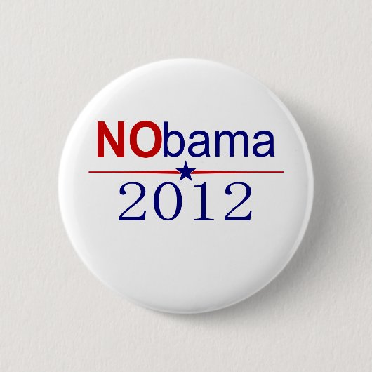 NObama Wahl 2012 Button (Vorderseite)