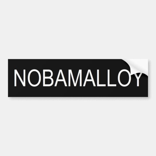 NOBAMALLOY AUTOAUFKLEBER (Vorne)