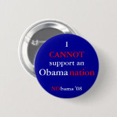 NObamaNation Button (Vorne & Hinten)